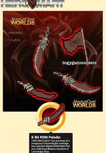 AQW - Dungeon and Doomknight 8-BIT ROM Paladin