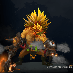 DOTA 2 - Battle Pass 2022 Rare - Bristleback - Blastmitt Berserker Bundle