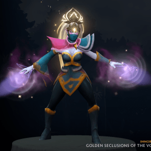 DOTA 2 - Battle Pass 2022 Rare - Templar Assasin - Golden Seclusions of the Void