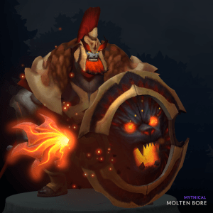 DOTA 2 - Battle Pass 2022 Very Rare - Mars - Molten Bore