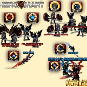 AQW - Warpath and Fiend of the Apocalypse & Followers and Battle for The Underworld Bundle