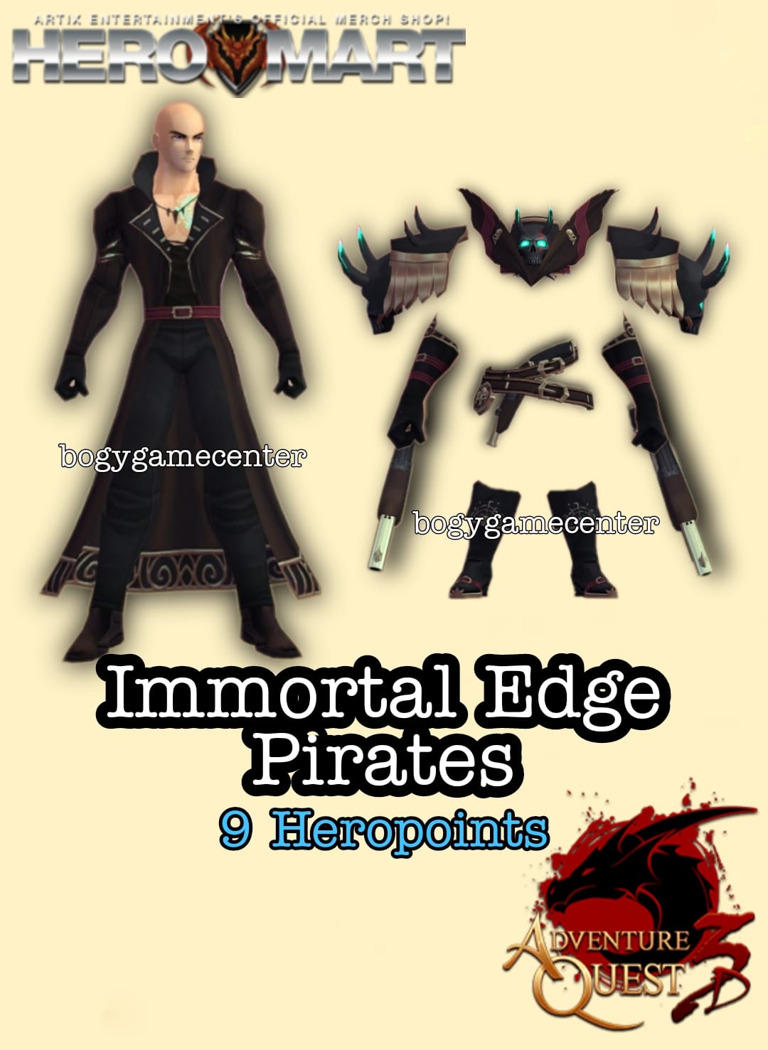 AQ3D Immortal Edge Pirates (Heropoint Merge) Bogy Game Center V2.0
