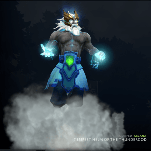 DOTA 2 - Arcana - Zeus - Tempest Helm of the Thundergod