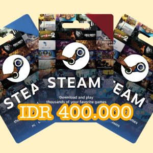 IDR 400.000 Steam Wallet