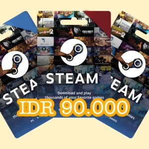 IDR 90.000 Steam Wallet