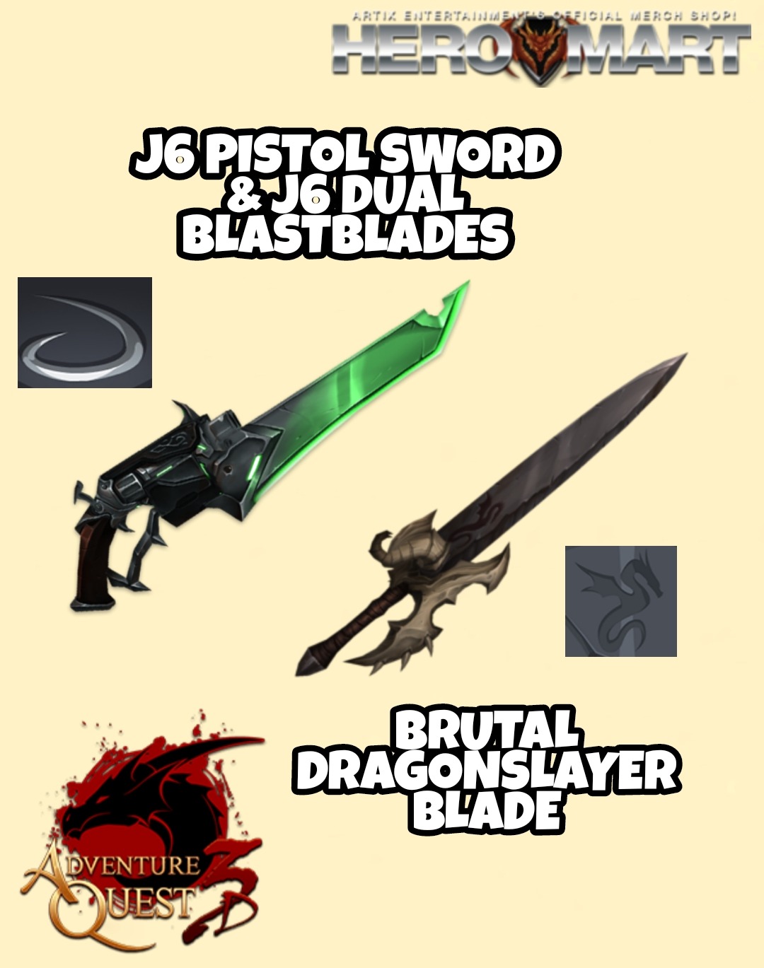 AQ3D Bounty Hunter and Dragon Slayer Bundle Bogy Game Center V2.0