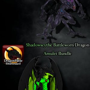 AQW - Shadowscythe Battleworn Dragon Amulet Bundle