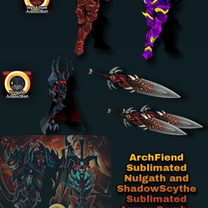 AQW - ArchFiend Nulgath Doomknight Sublimated Combo Bundle (Rare)