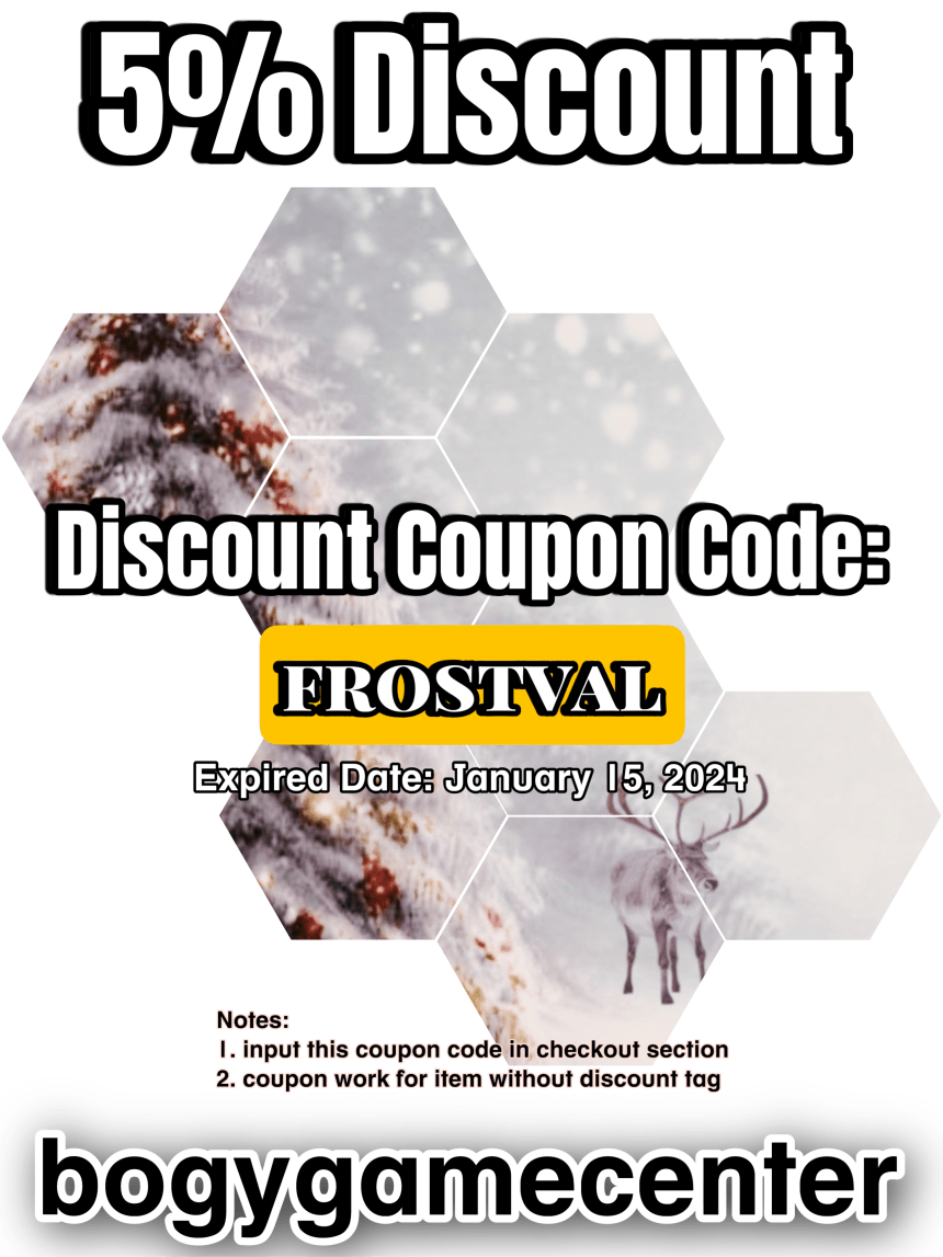 Christmas and Happy New Year: 5% Discount Coupon