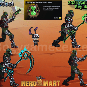 EpicDuel - Chrono Shadow Reaper and Pistol (2024 Calendar Regular)