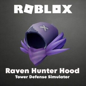 Roblox - Raven Hunter Hood - Tower Defense Simulator