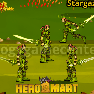 Dragonfable - StarGazer Sword (Color Custom & Clickable)