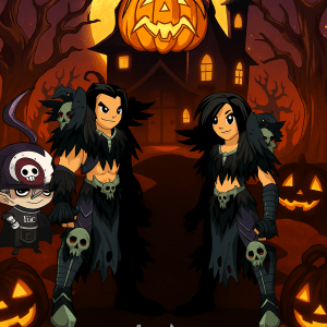 AQW - NeverMore Haunted 2012 (Seasonal Rare)