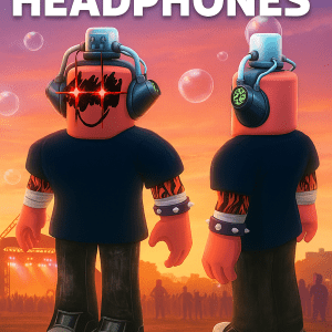 Roblox - Bubbler Headphones (Hat) (Effect) (Normal Rated) (Microsoft Rewards)