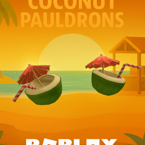 Roblox - Tropical Coconut Pauldrons (Shoulder) (Good Rated) (Prime Gaming)