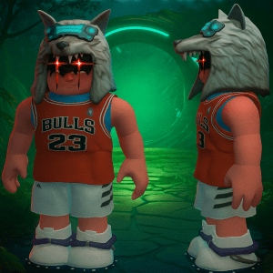 Roblox - Cyberpunk Wolf Hat (Hat) (Very Good Rated) (Prime Gaming)