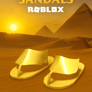 Roblox - Golden Sandals (Bundle) (Uncommon Rated) (The Metropolitan Museum of Art)