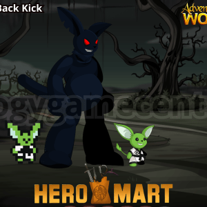 AQW - Moglin Back Kick (Rare Kickstarter)