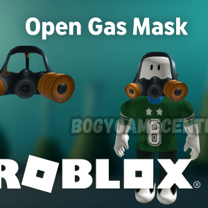Roblox - Open Gas Mask (Face) (Very Good Rated) (Series 11 Operation Scorpion: Operator Toy)