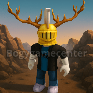 Roblox - Corrupted Gold Knight (Hat) (Normal Rated) (Series 6 Fantastic Frontier: Gold Corrupted Knight Toy)