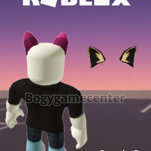 Roblox - Purple Fox Ears (Hat) (Good Rated) (Series 2 Toy)