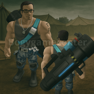 Roblox - Arctic Terrain Davy Bazooka (Bundle) (Normal Rated) (Series 2 Rthro Davy Bazooka Toy)