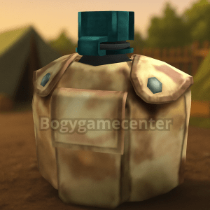 Roblox - Camo Canteen (Front) (Uncommon Rated) (Series 10 Sand Digging Simulator: Lifeguard Toy)