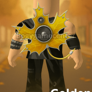 Roblox - Golden Maple Radio (Back) (Uncommon Rated) (Series 8 Golden Maplestick Toy)