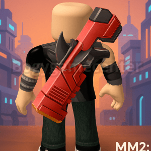 Roblox - MM2 Shark Seeker (Back) (Very Good Rated) (Series MM2: Shark Seeker Dart Blaster Nerf Toy Gun)