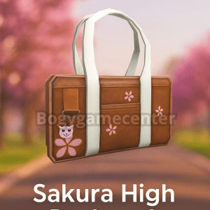 Roblox - Sakura High Backpack (Back) (Uncommon Rated) (Series 7 Sakura High: Scarlet Toy)