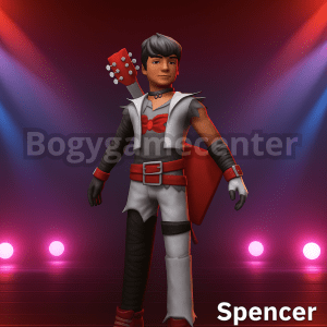 Roblox - Spencer The Retro Rockstar (Bundle) (Uncommon Rated) (Series 3 Rthro Wade the Spiritual Rocker Toy)