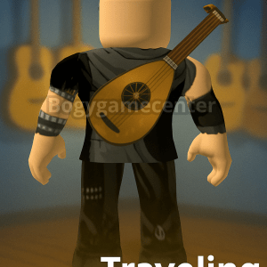Roblox - Travelling Bard Lute (Back) (Normal Rated) (Series 12 The Mimic: Biwaki)
