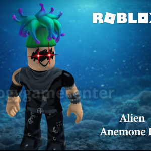 Roblox - Alien Anemone Hat (Hat) (Uncommon Rated) (Series 12 Alien Invasion: Grey Goon Toy)