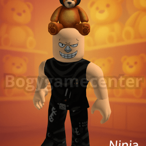 Roblox - Ninja Teddy Bear (Hat) (Very Good Rated) (Series 9 Break In: The Stealthy Toy)