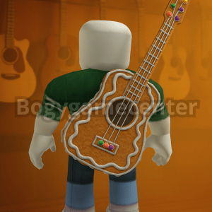 Roblox - Ol' Fashioned Gingerbread Guitar (Back) (Series Gift Card November 2025)
