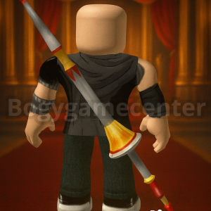 Roblox - Valiant Knight Spear (Back) (Good Rated) (Series 7 Nilgarf City Guard Toy)