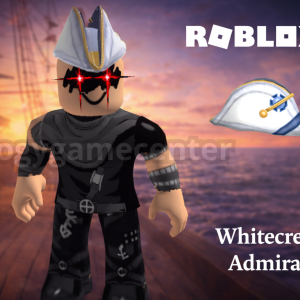 Roblox - Whitecrest Admiral (Hat) (Normal Rated) (Series 5 Tradelands: Whitecrest Admiral Toy)