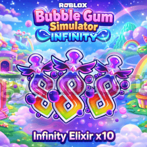 Roblox Bubble Gum Simulator INFINITY - Infinity Elixir x10 (Twitch)