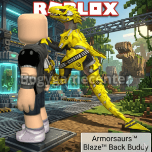 Roblox - Armorsaurs™ Blaze™ Back Buddy (Back) (Unrated) (Blaze Armorsaurs Evolvers Toy)