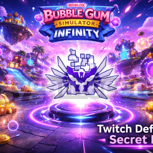 Roblox Bubble Gum Simulator INFINITY - Twitch Defender Secret Pet (Twitch)