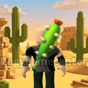 Roblox - Cactus Bat (Back) (Normal Rated) (Speed Race: The Prospector Roblox Series 12 Mystery Boxes)