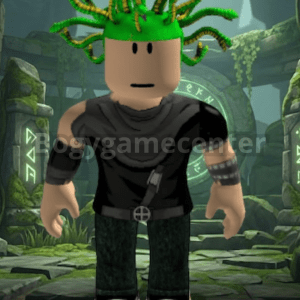 Roblox - Neon Medusa Hair (Hat) (Normal Rated) (Social Medusa Influencer with Selfie Stick Roblox Series 9 Avatar Shop Pack)