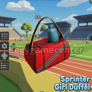 Roblox - Sprinter Girl Duffel Bag (Shoulder) (Uncommon Rated) (High School Life: Sprinter Girl Roblox Celebrity Series 7 Mystery Boxes)