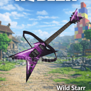 Roblox - Wild Starr Guitar (Back) (Normal Rated) (Wild Starr Roblox Celebrity Series 1 Core Figure Toy)